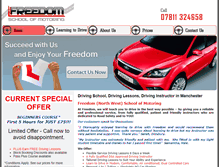 Tablet Screenshot of freedomnw.co.uk